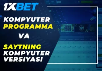 1xbet uzbek tilida skachat kompyuter uchun