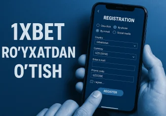 1xbetda ro'yxatdan o'tish